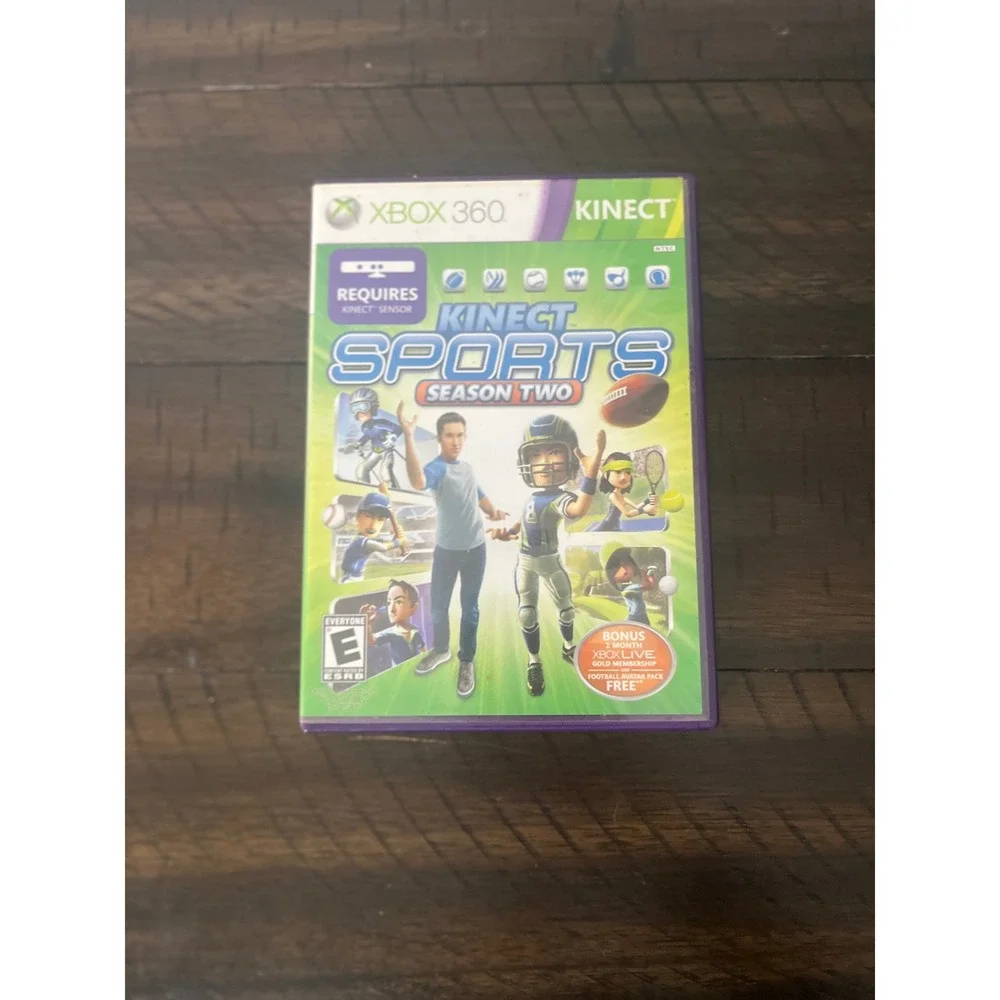 Kinect Sports Season Two Xbox 360 Game Physical Disc with Manual CIB Excellent